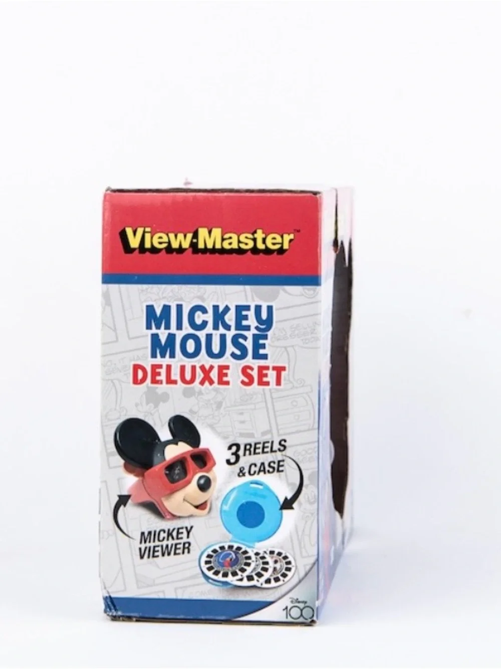 Disney 100 - Disney Mickey Mouse View-Master 3-D Viewer in Red and Black
